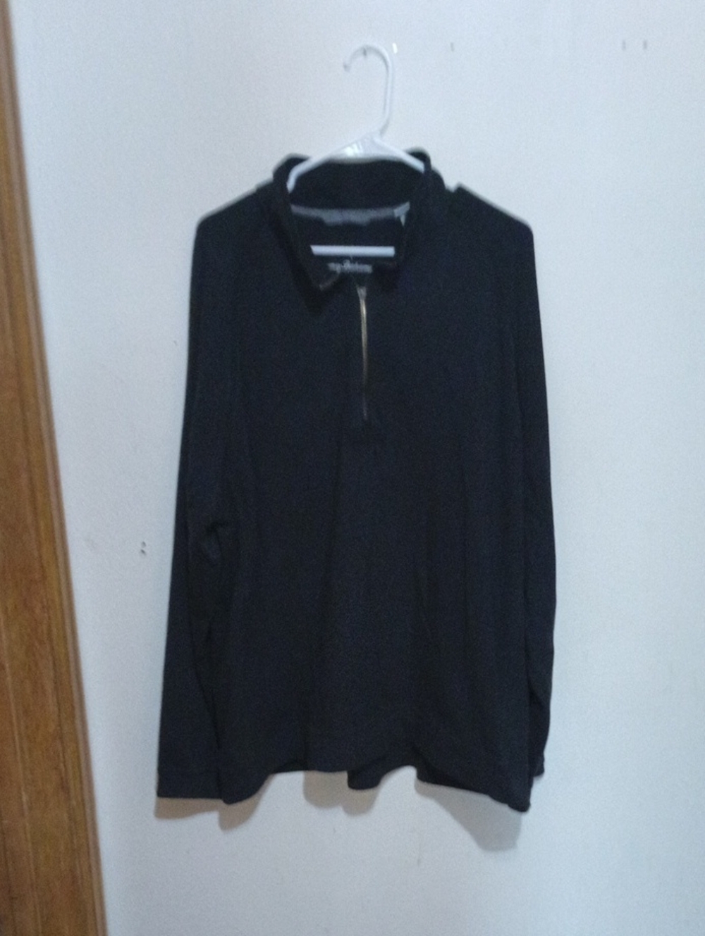 Tommy Bahama Black Zip-Up Sweater